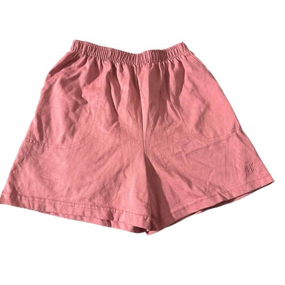 Hunt Club vintage women's elastic high waist pink shorts - Picture 1 of 3